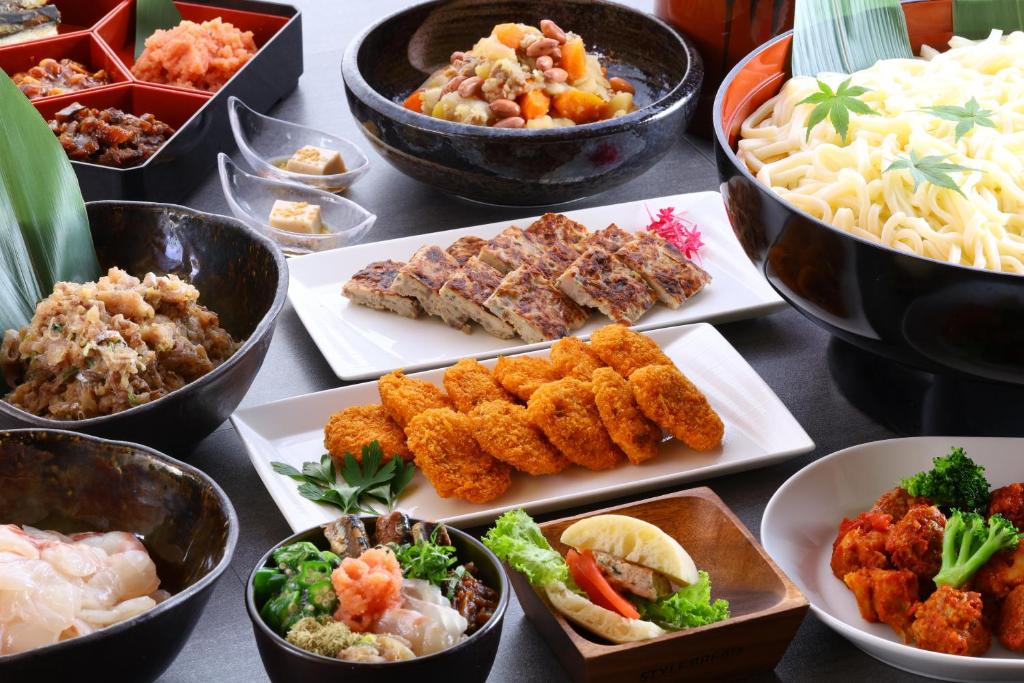 Kamenoi Hotel Kamogawa Buffet Meal