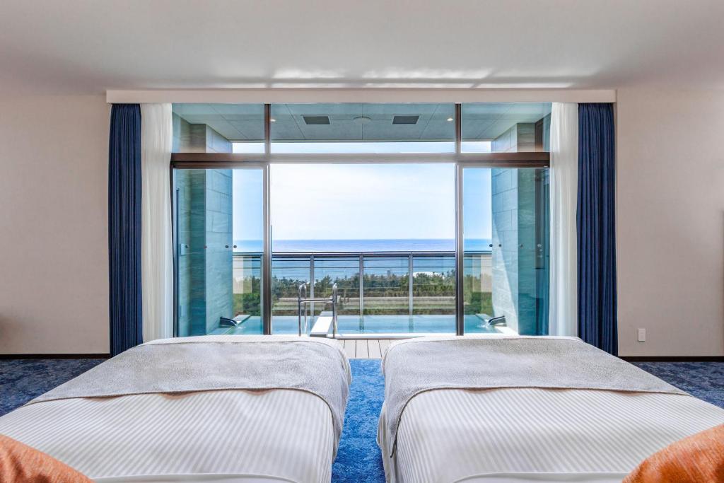 Kamenoi Hotel Kamogawa Ocean View Twin Room