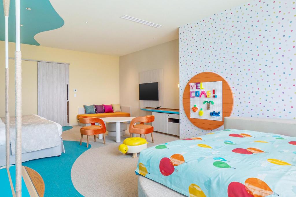 Kamenoi Hotel Kujukuri Colorful Family Room