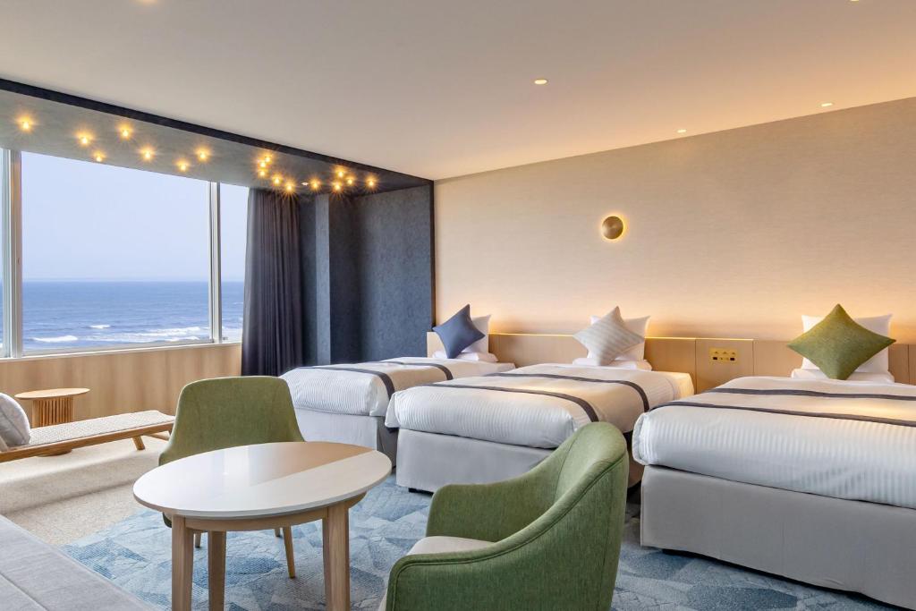 Kamenoi Hotel Kujukuri Ocean View Triple Room