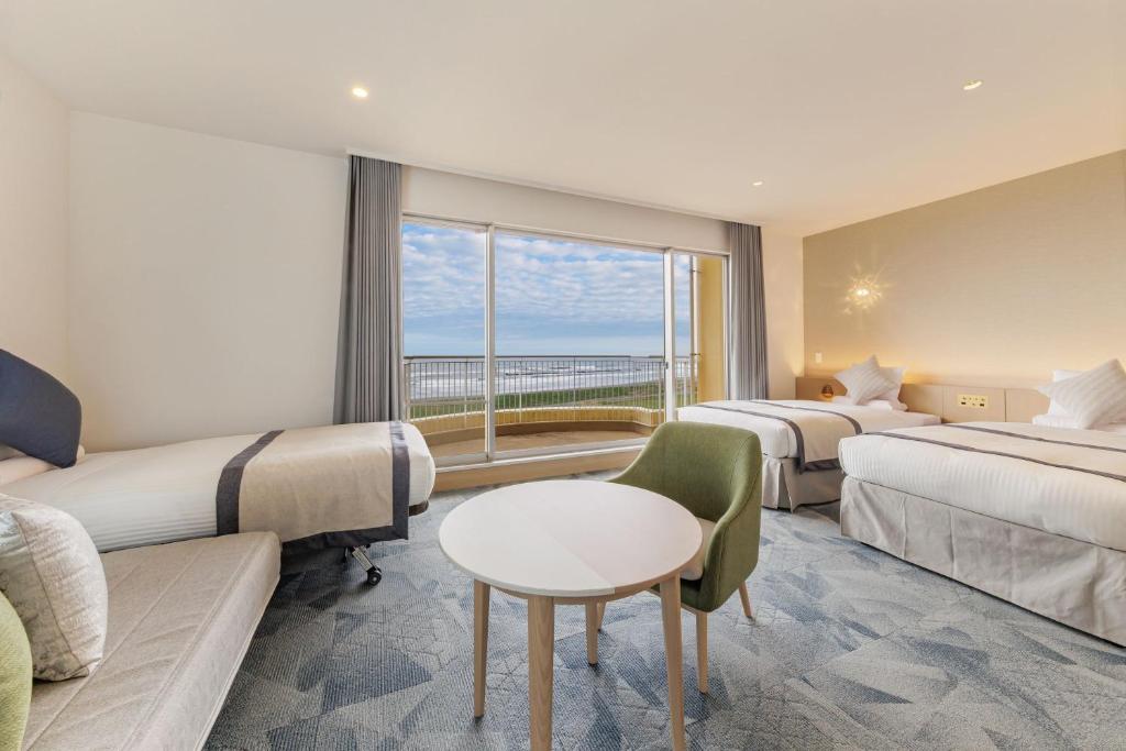 Kamenoi Hotel Kujukuri Ocean View Twin Room
