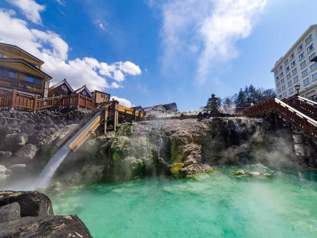 Kamenoi Hotel Kusatsu Yubatake Yubatake Hot Spring