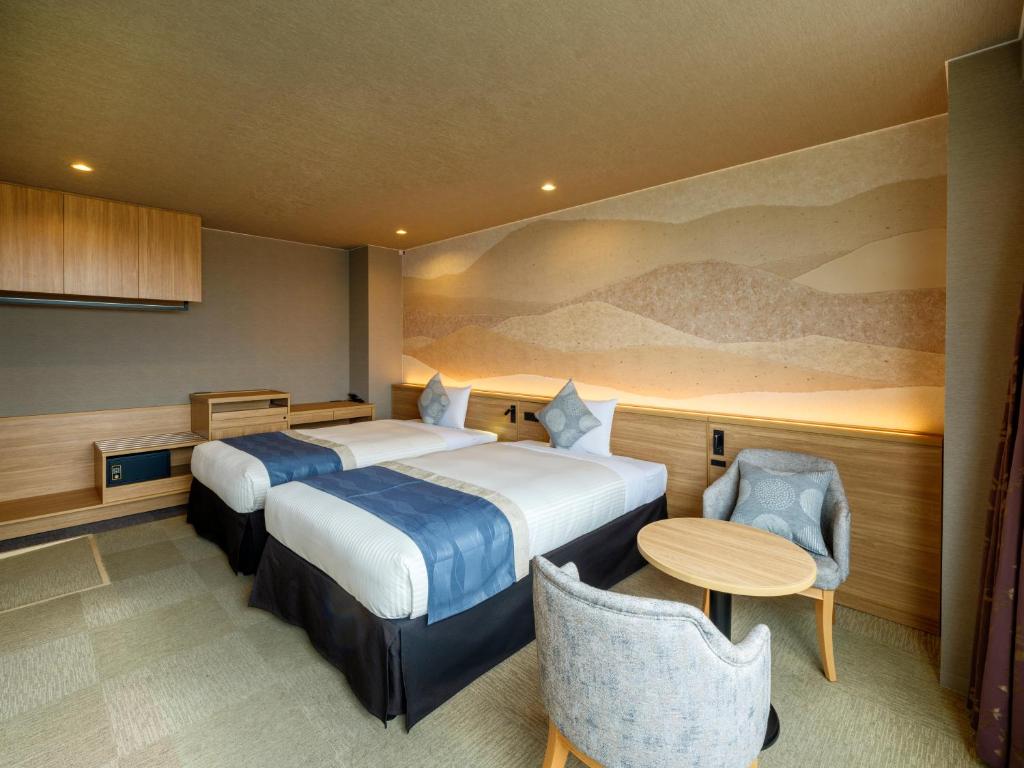 Kamenoi Hotel Oarai Twin Room
