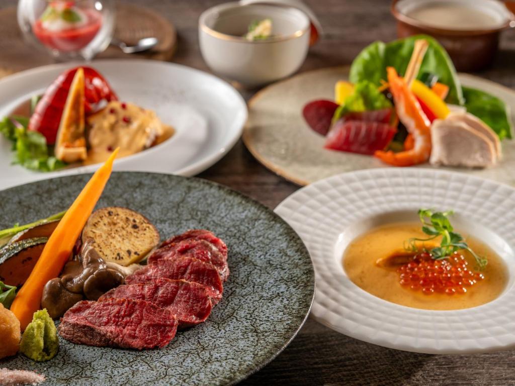 Kamenoi Hotel Shiobara Dog Friendly Hotel Dinner Course