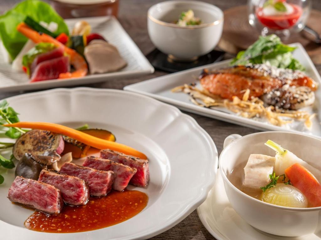 Kamenoi Hotel Shiobara Dog Friendly Hotel Dinner Course