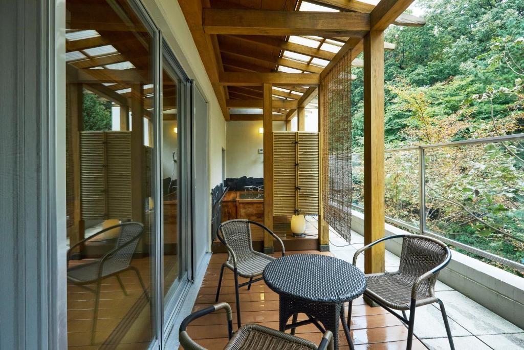 Kamenoi Hotel Shiobara Dog Friendly Hotel Private Balcony