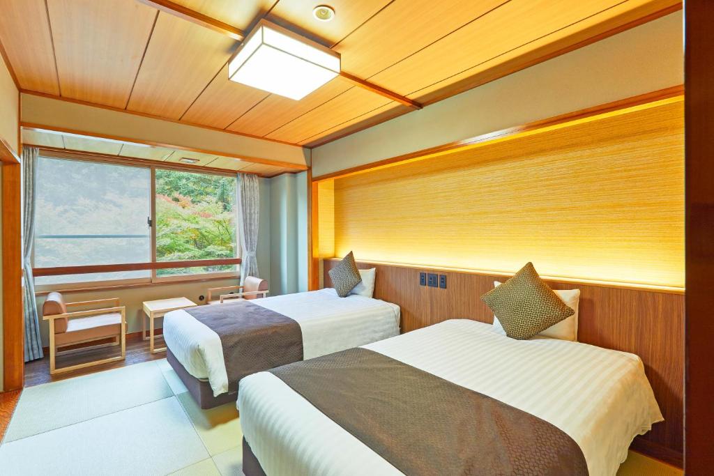 Kamenoi Hotel Shiobara Dog Friendly Hotel Twin Room