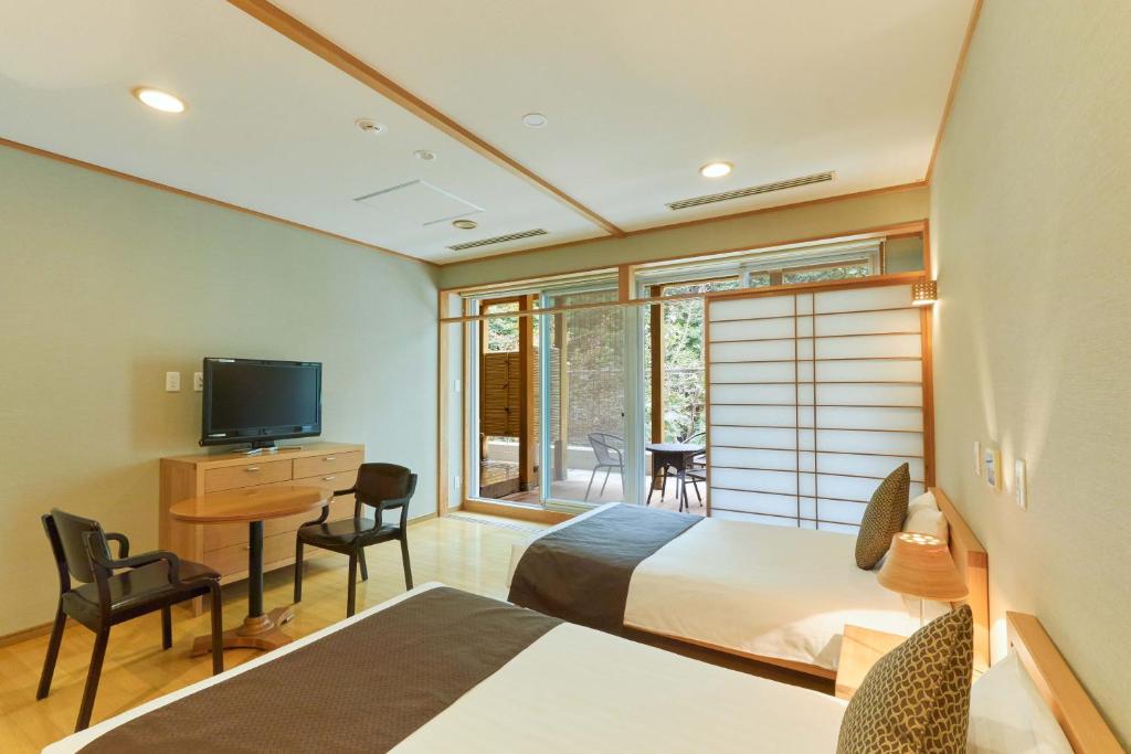 Kamenoi Hotel Shiobara Dog Friendly Hotel Twin Room