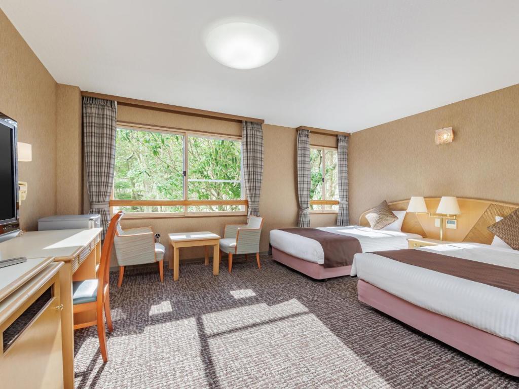 Kamenoi Hotel Shiobara Dog Friendly Hotel Twin Room