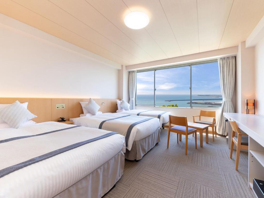 Kamenoi Hotel Yaizu Ocean View Twin Room