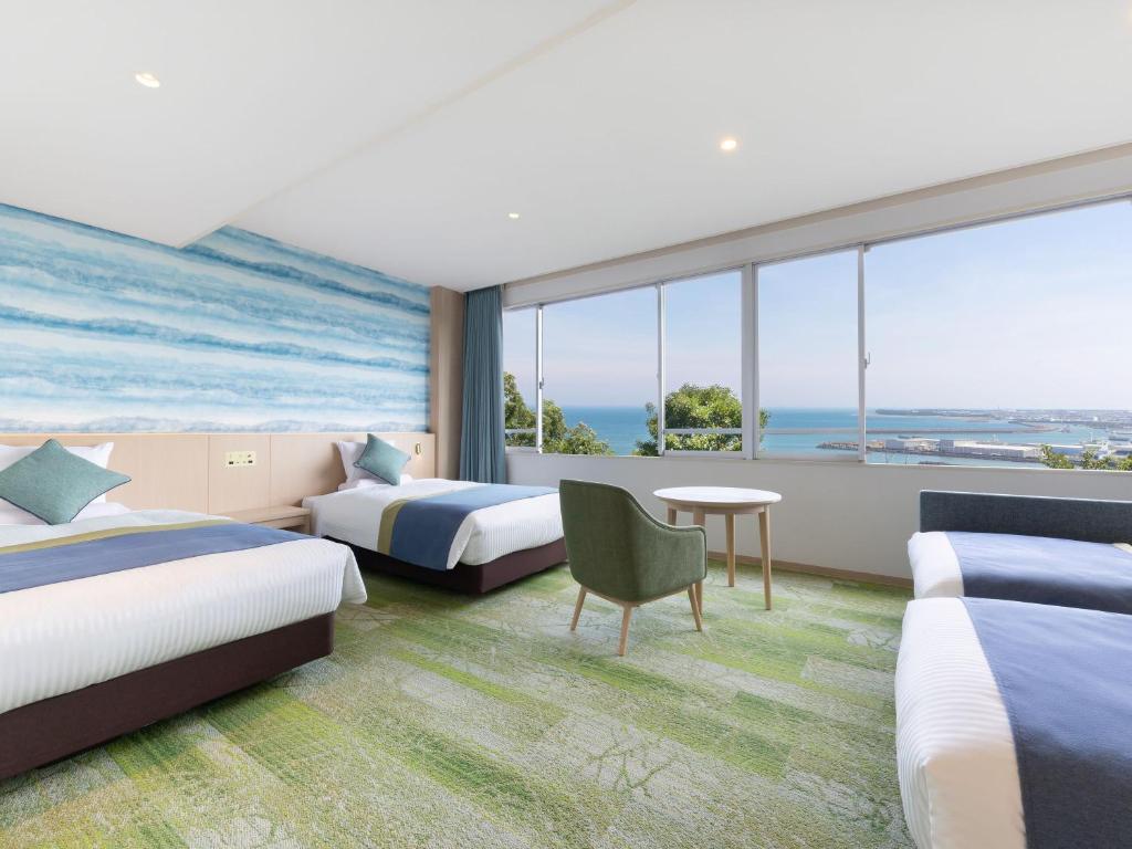Kamenoi Hotel Yaizu Ocean View Twin Room