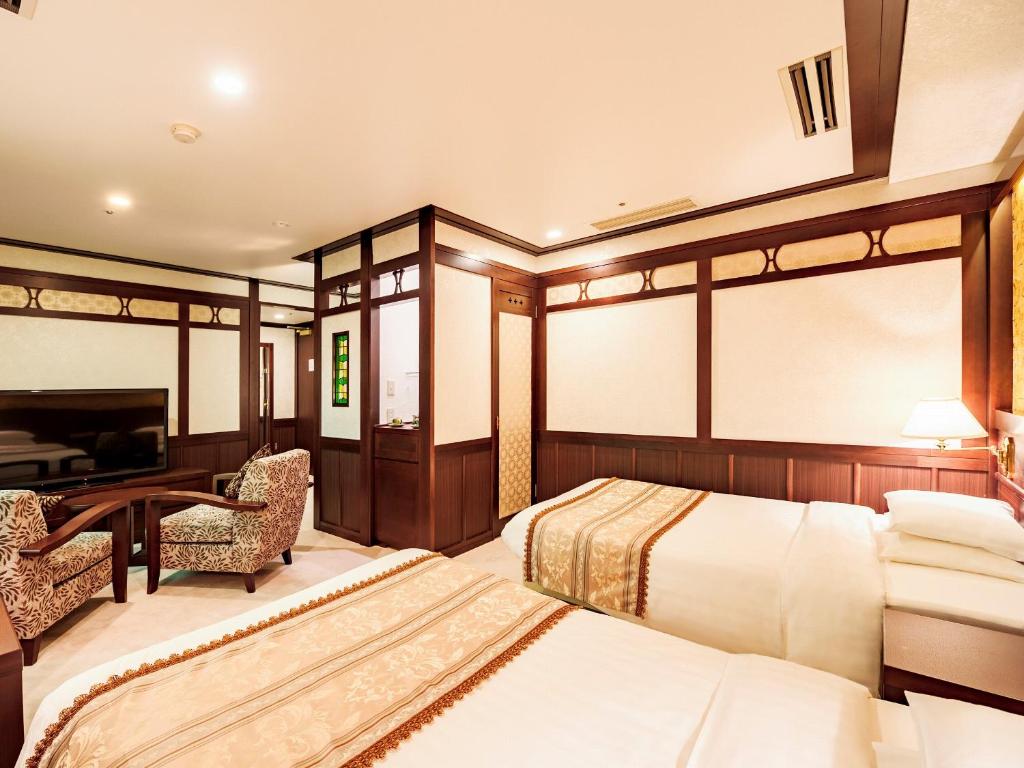 Kanazawa Hakuchoro Hotel Sanraku Twin Room