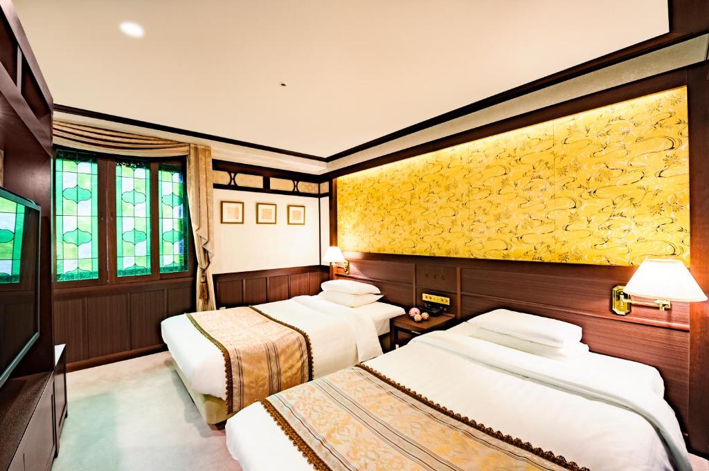Kanazawa Hakuchoro Hotel Sanraku Twin Room