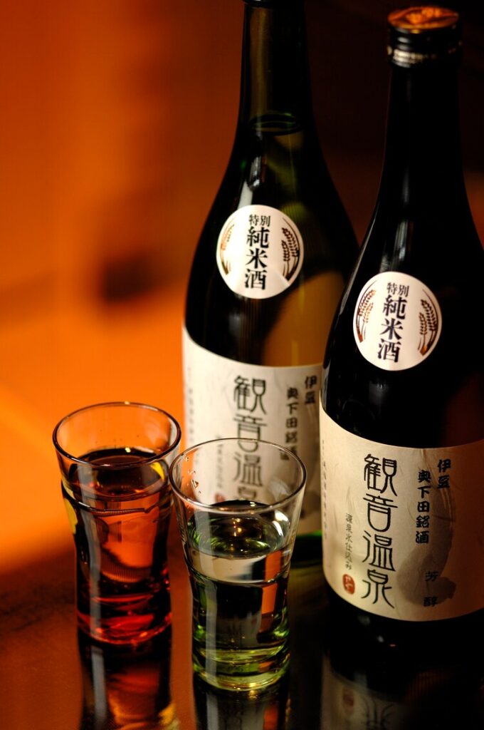 Kannon Onsen Sake Bottles