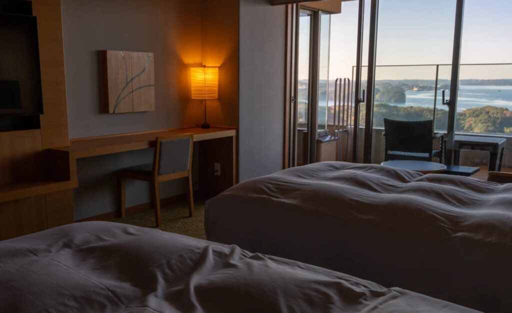 Kashikojima Hojoen Ocean View Twin Room