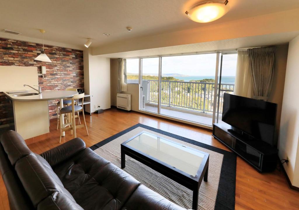 Katsuura Hilltop Hotel Residence Ocean View Living Room