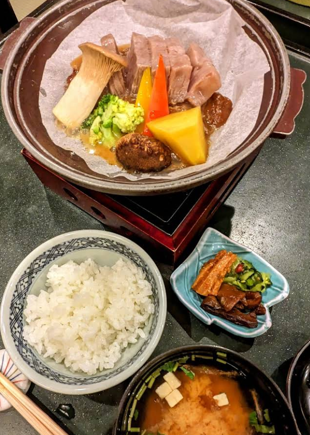Keisui Ryokan Japanese Meal
