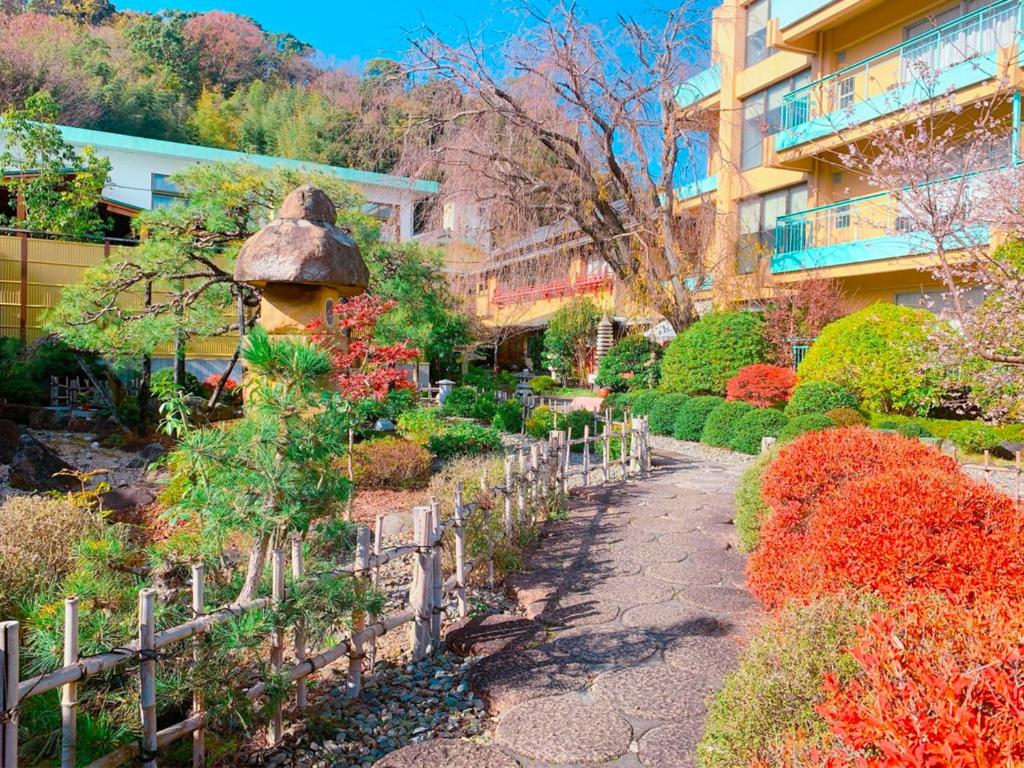 Kobo No Yu Main Building Japanese Garden