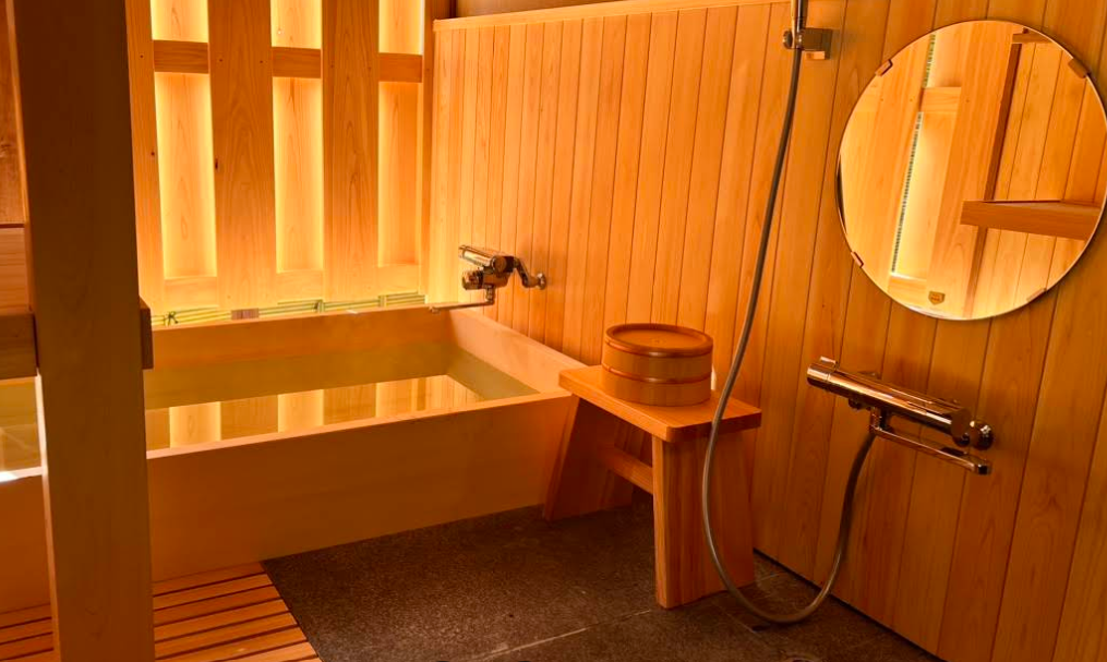 Kobo No Yu Nagaoka Hinoki Bathroom