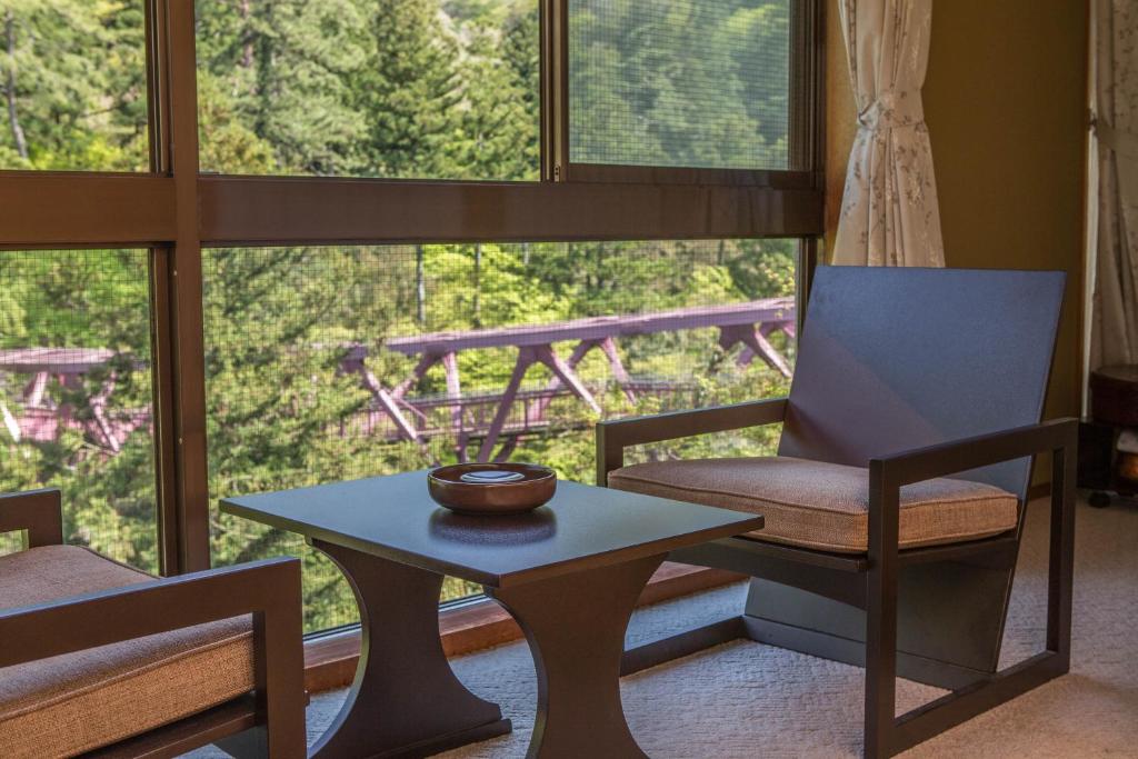 Kocho Ryokan Window Seating Area