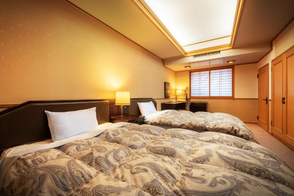 Konjakutei Twin Bedroom