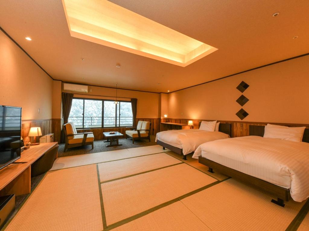 Kutsurogijuku Chiyotaki Tatami Room With Twin Beds