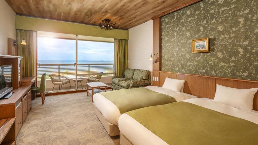 La Vista Yokosuka Kannonzaki Terrace Twin Room Ocean View