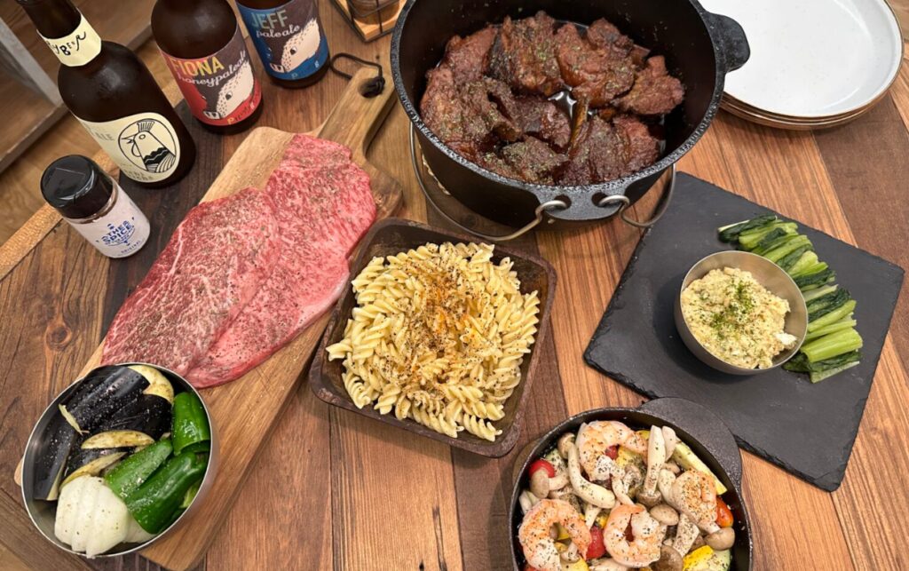 Little Villa Hiiragi Biyori Dinner Spread