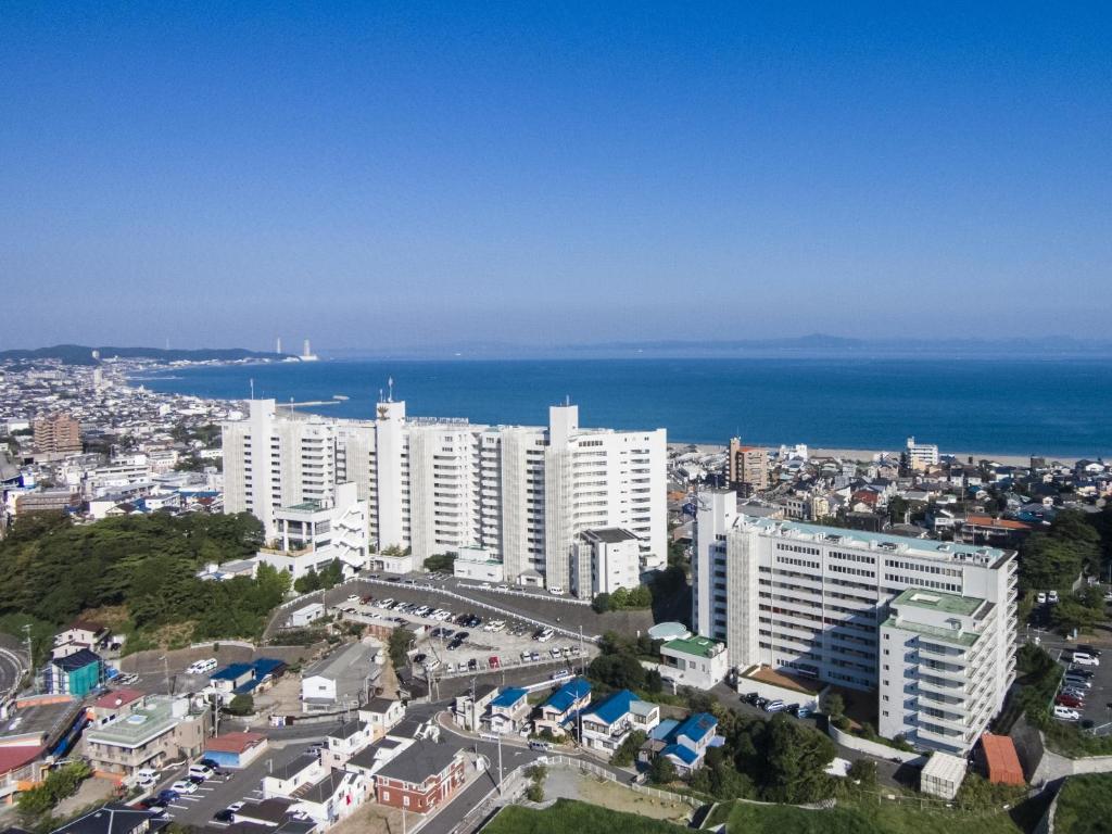 Maholova Minds Miura Tokyo Bay Ryokan Aerial Ocean View