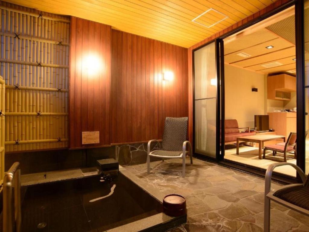 Manten No Yado Private Open Air Bath Room