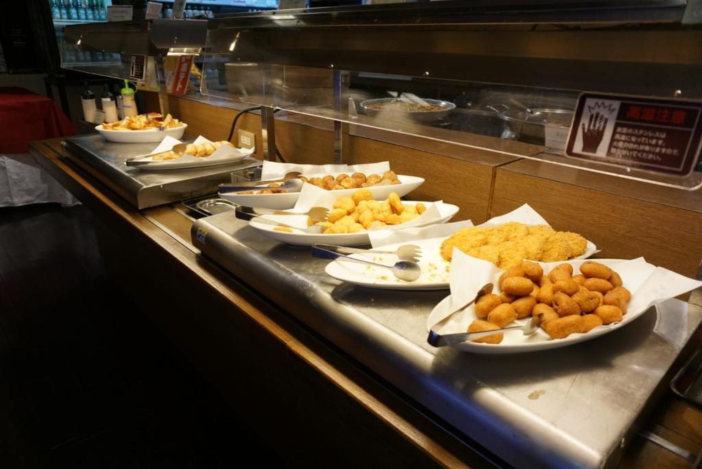 Manyo Club Minato Mirai Buffet Fried Foods