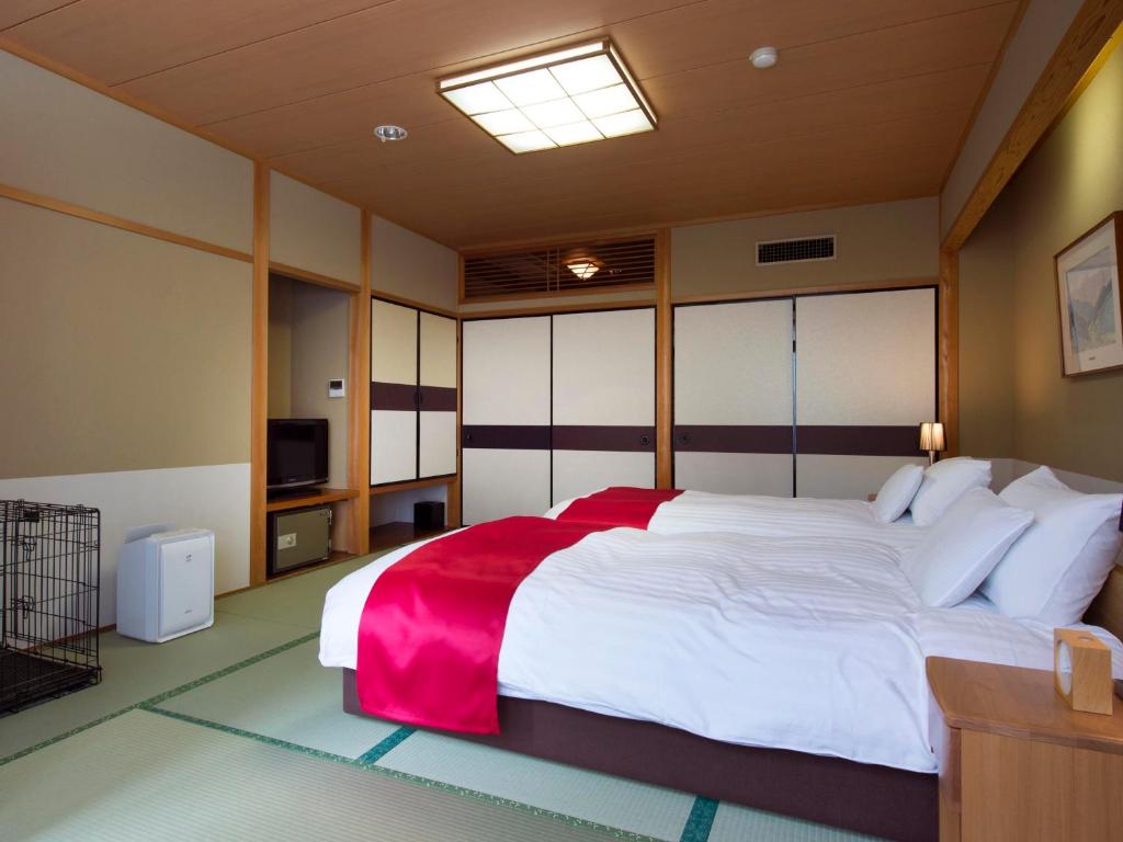 Matsusaka Doggie Paradise Hotel Smeall Tatami Bedroom