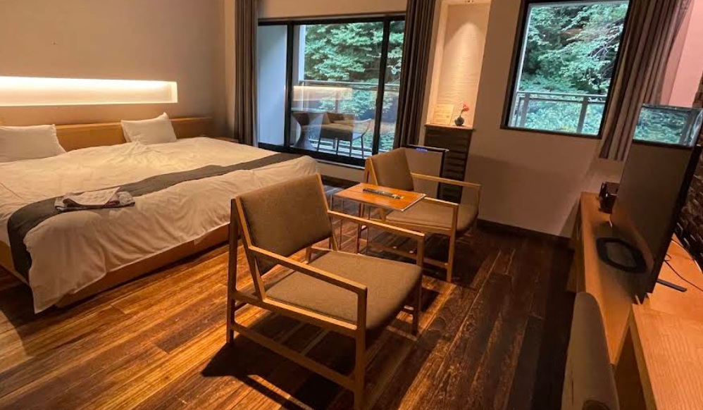 Matsushima Kaku Modern Twin Room
