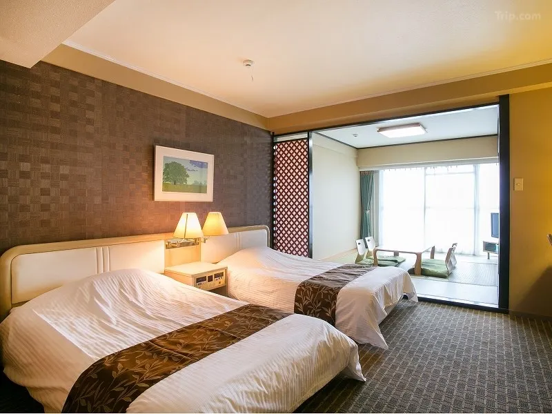 Mikawa Bay Resort Linx Twin Room Tatami Area