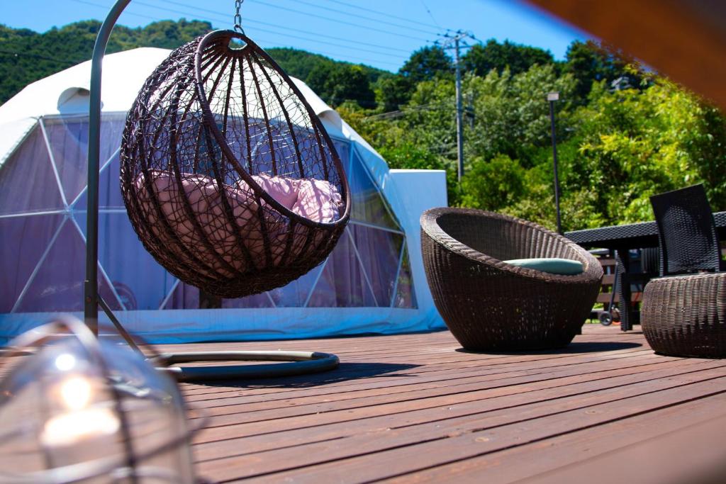 Mori No Kaze Apartment Glamping Deck Glamping Dome