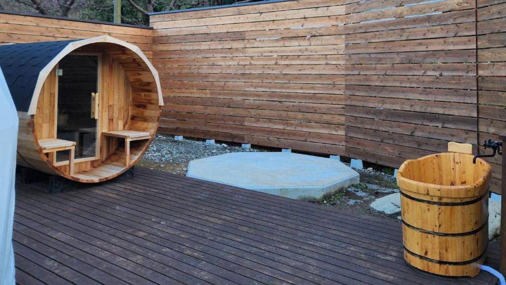 Mori No Kaze Apartment Glamping Outdoor Sauna