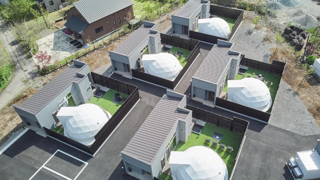 Mt Fuji Resort Glamping Yamanakako Aerial View