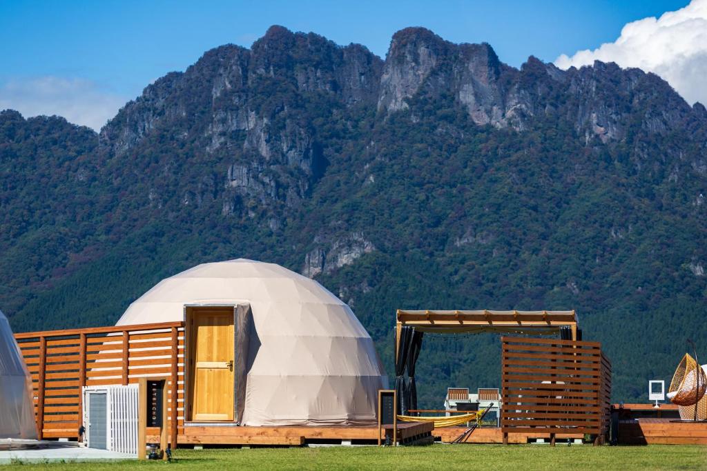 Myogi Green Hotel Glamping Dome Mountain View