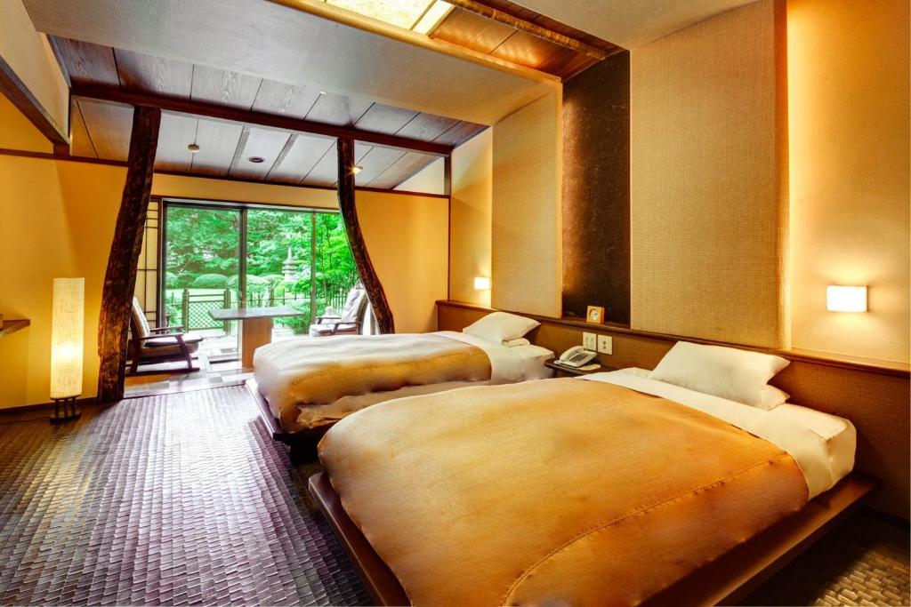 Nasu Onsen Sanraku Twin Room