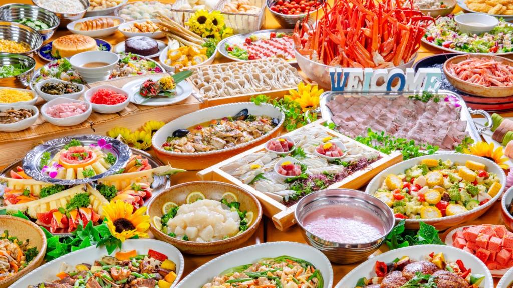 New Greenpia Tsunan Buffet Spread