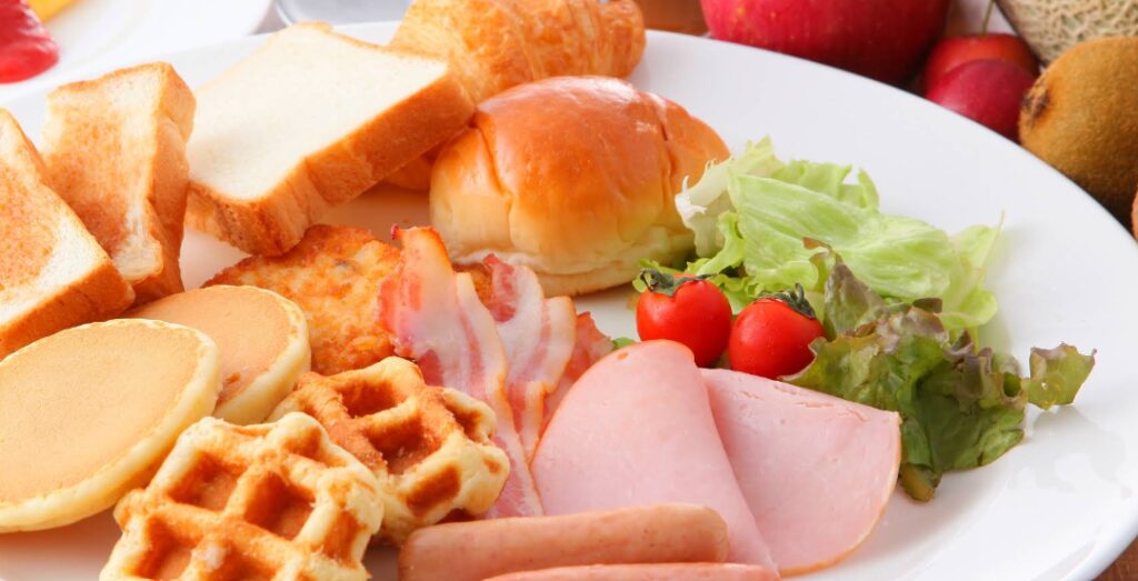 Nikko Station Hotel Classic Breakfast Plate