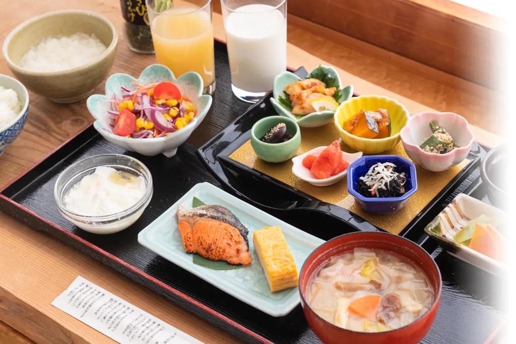 Nunobiki Onsen Komoro Japanese Breakfast