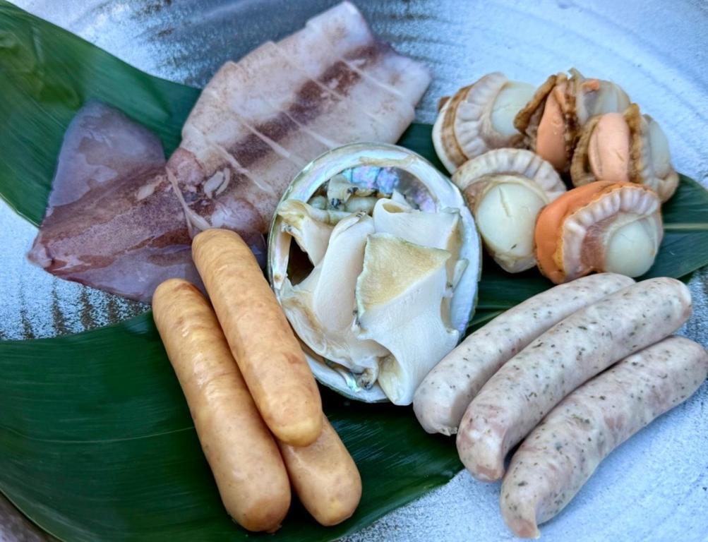 Nunobiki Onsen Komoro Seafood Sausages Platter