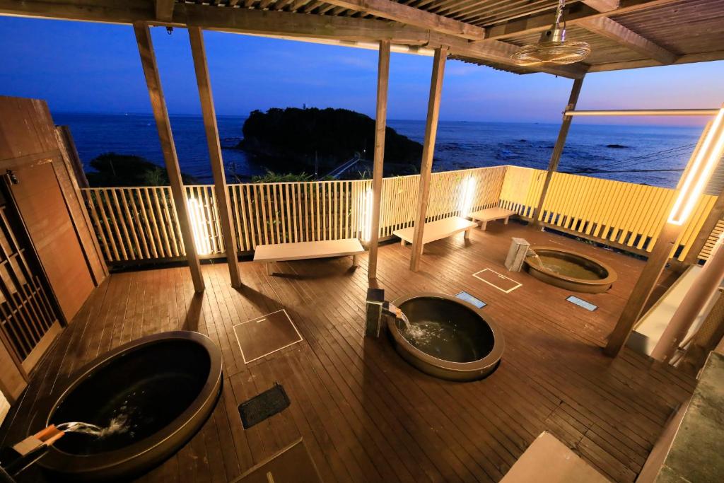 Ocean View Hiromi Spa Hotel Oceanfront Open Air Bath