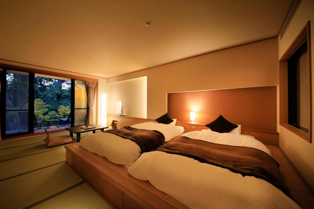 Oku Nikko Hotel Shikisai Tatami Bedroom