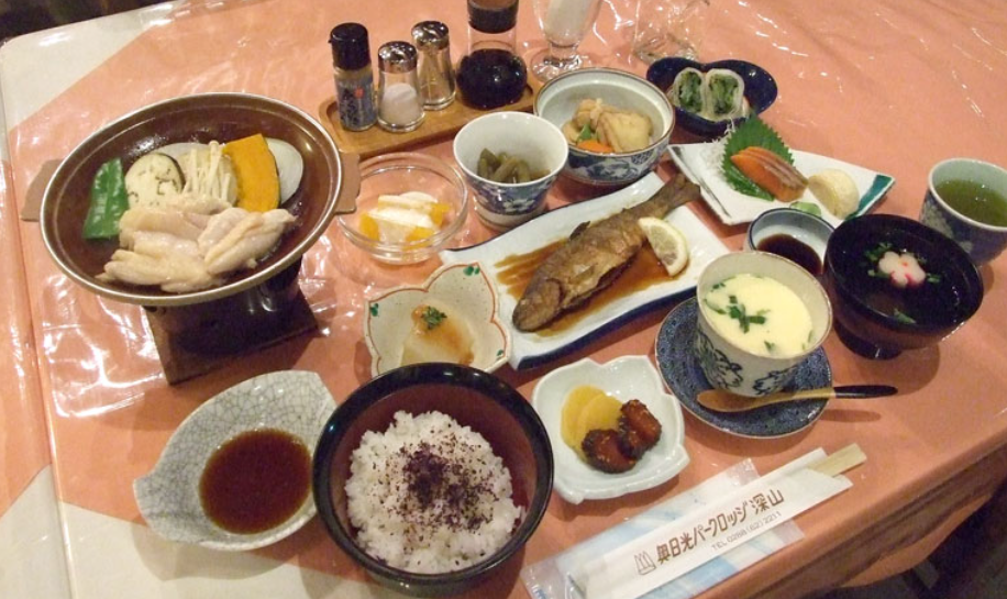 Okunikko Park Lodge Miyama Japanese Breakfast