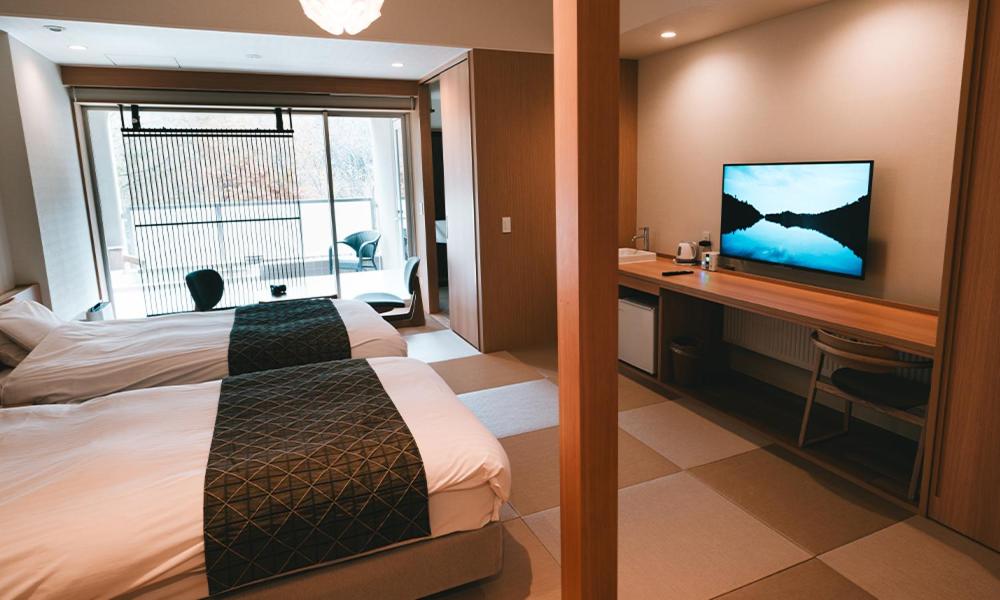 Okunikko Yu No Mori Tatami Twin Room