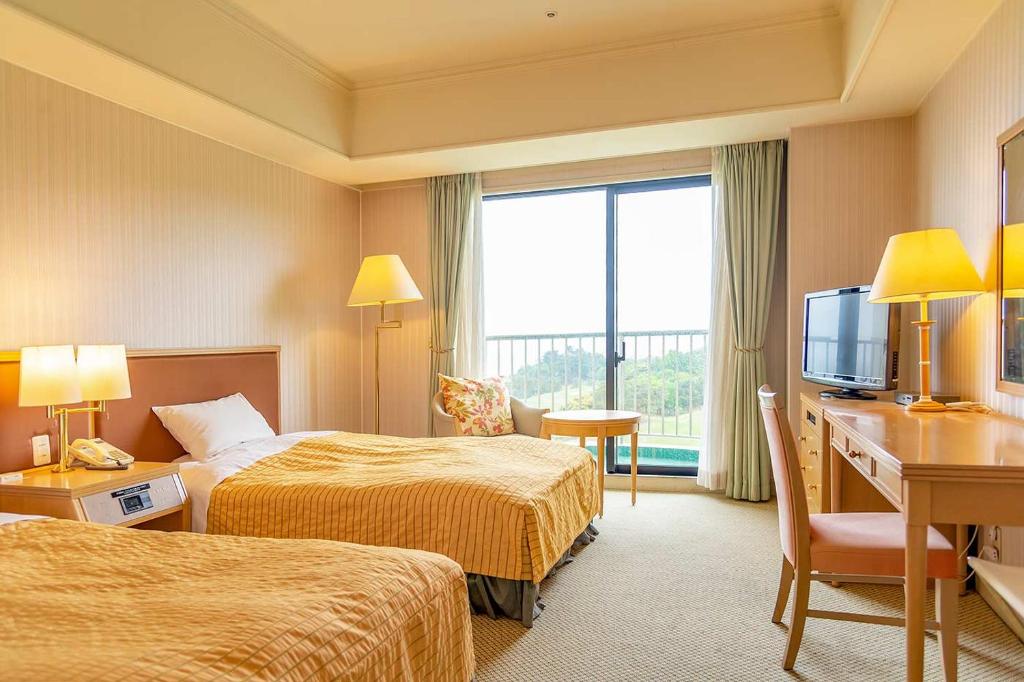 Onahama Ocean Hotel Golf Club Twin Room