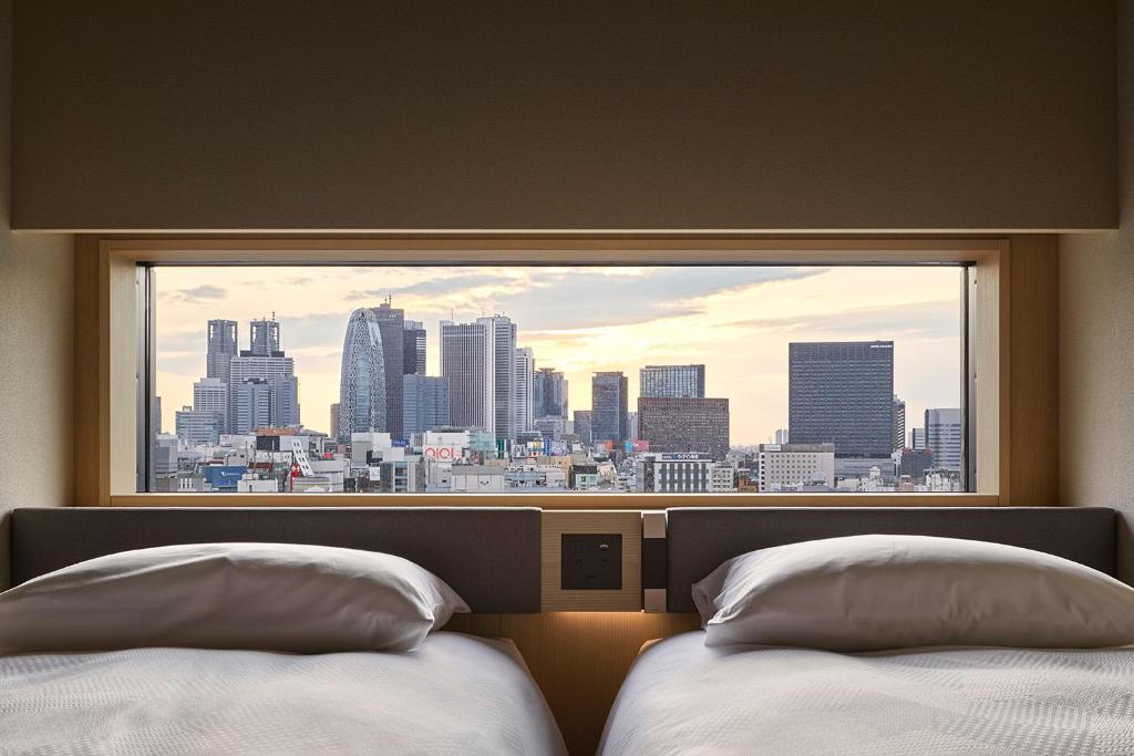 Onsen Ryokan Yuen Shinjuku Twin Room City View