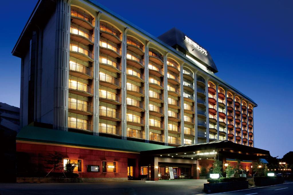 Ooedo Onsen Monogatari Premium Kinugawa Kanko Hotel Exterior Night